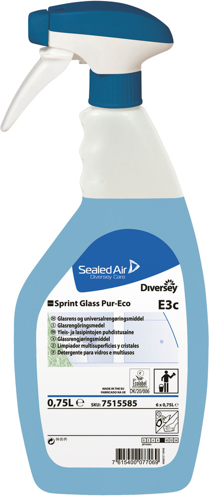 Glass- og vindusrengjøringsmiddel, Sprint Glass Pur-Eco