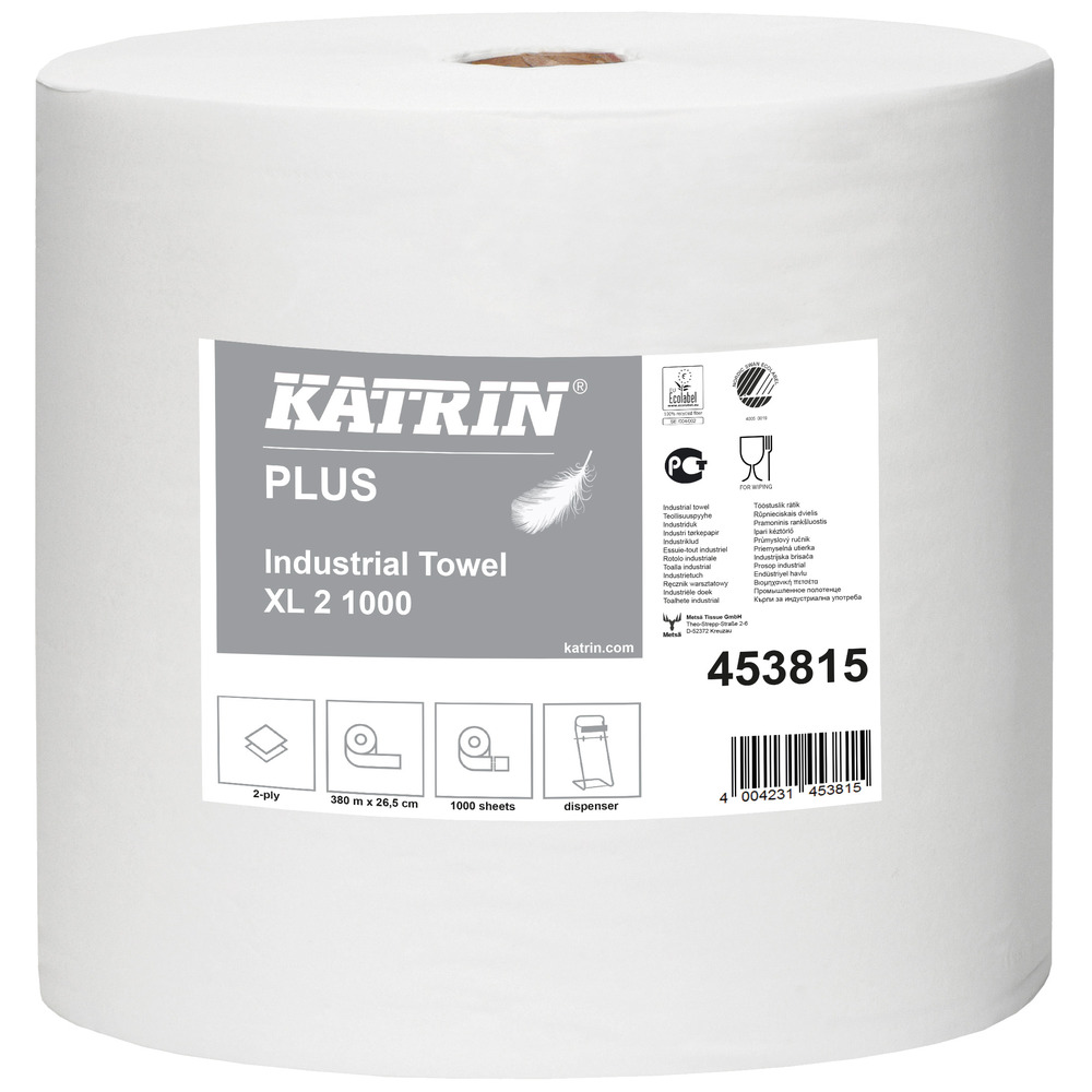 Katrin Plus XL 1000  2 ply Industri Wiping