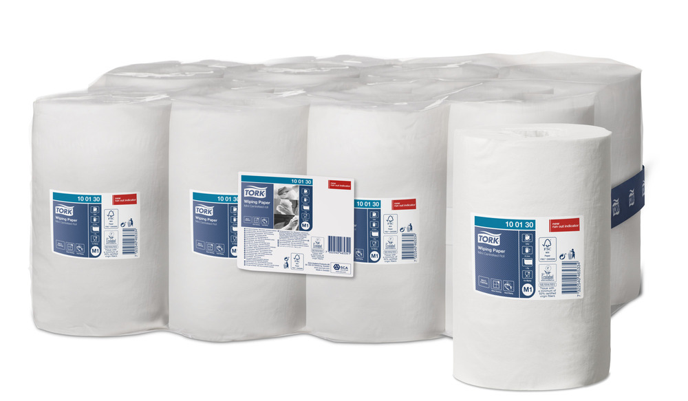 Tork Advanced M1 1 ply Wiping paper Centerfeed roll
