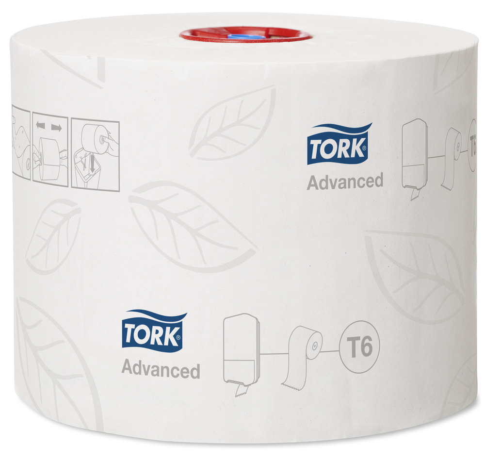 Tork T6 Advanced Mid 2 ply Toilet paper