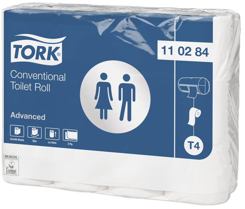 Tork T4 Advanced 2 ply Toilet paper
