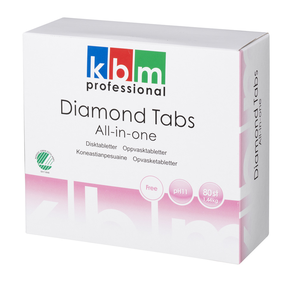 KBM Diamond maskinoppvasktabletter All-in-one