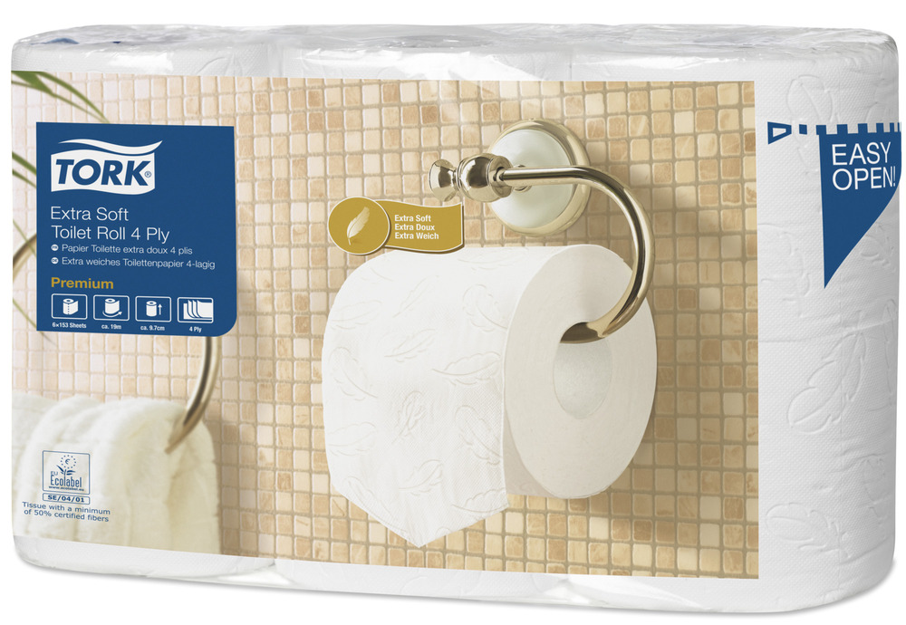 Tork T4 Premium 3 ply extra soft Toilet paper