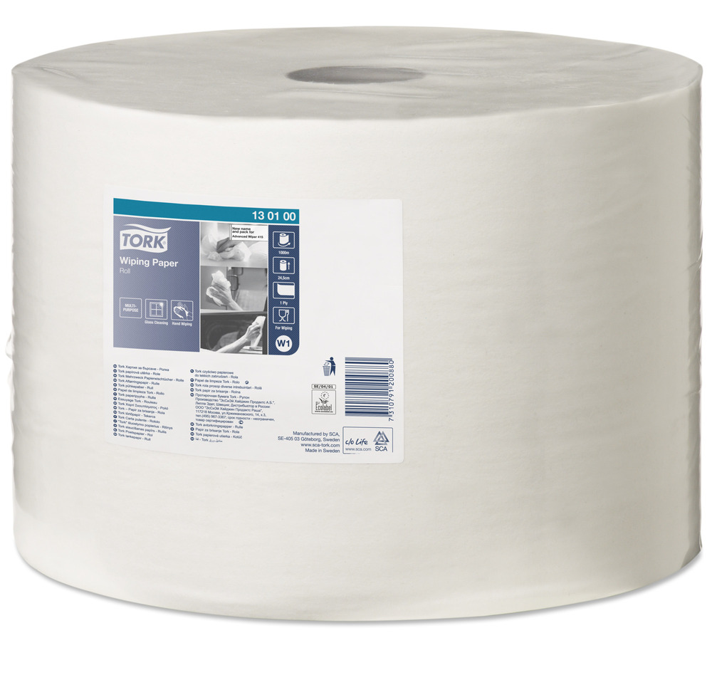 Tork W1 roll 1 ply Wiping