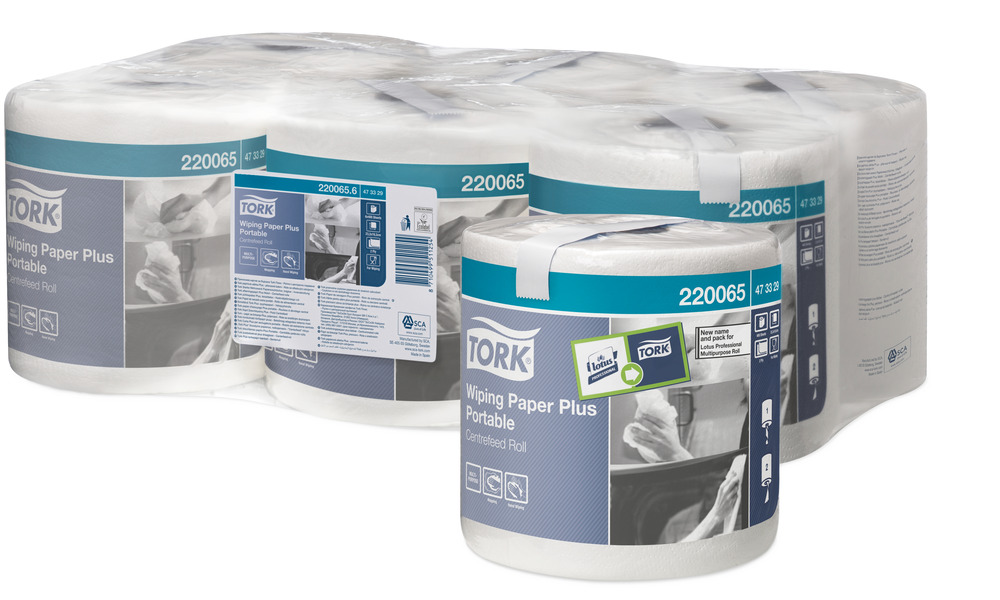 Tork M2 Plus 2 ply Wiping paper Centerfeed roll