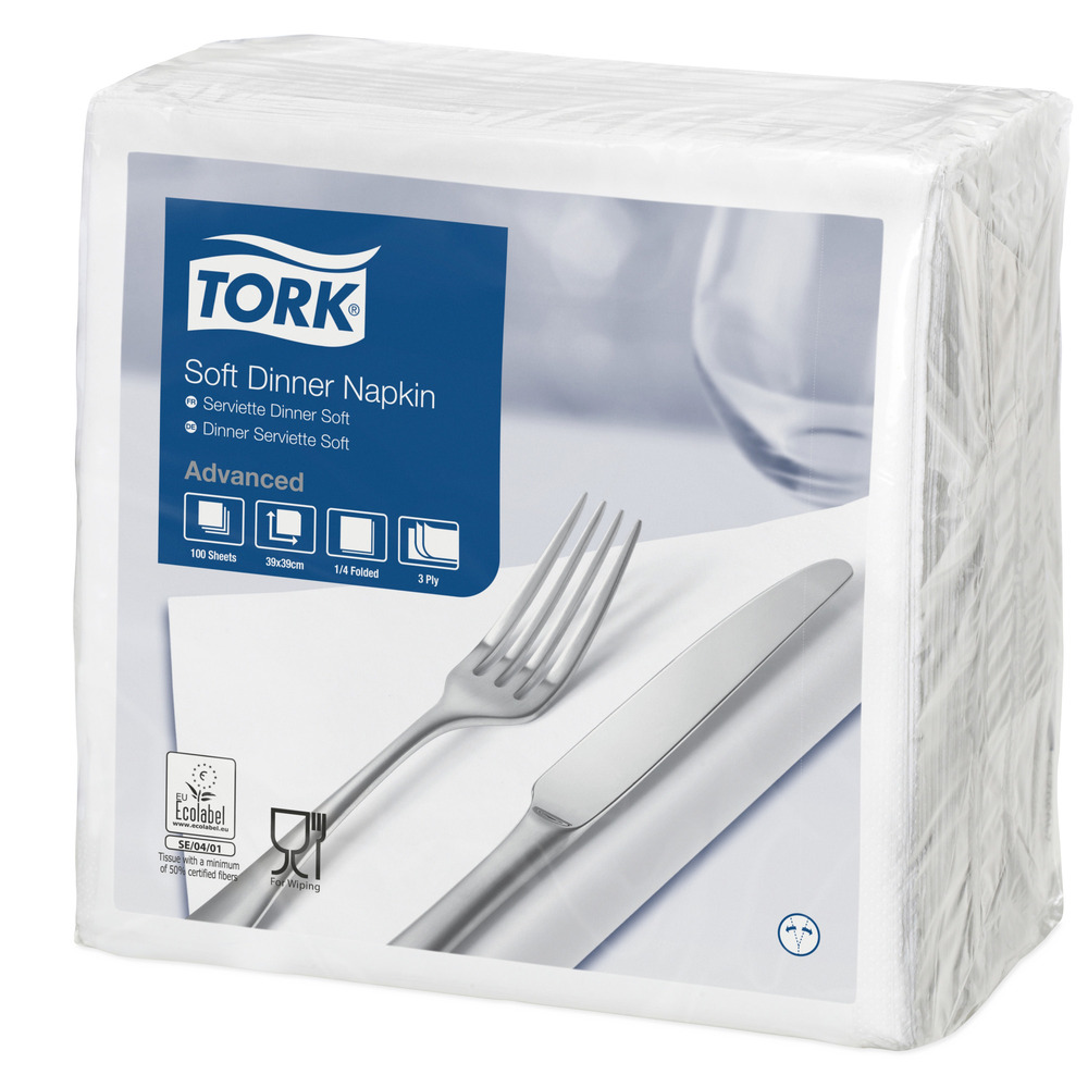 Tork Soft Dinner napkin 3-ply