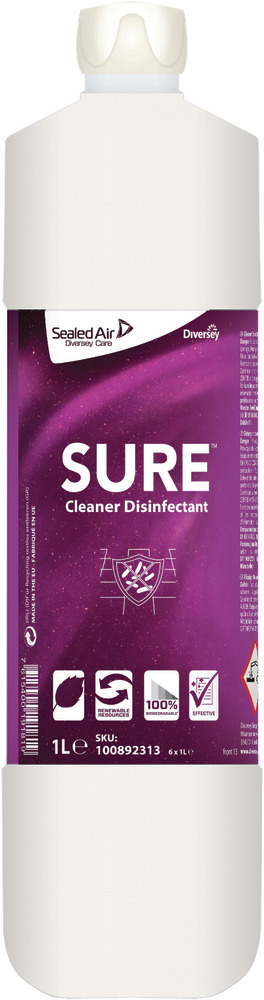 Sure Cleaner Disinfectant Desinfektion Rengöringsmedel