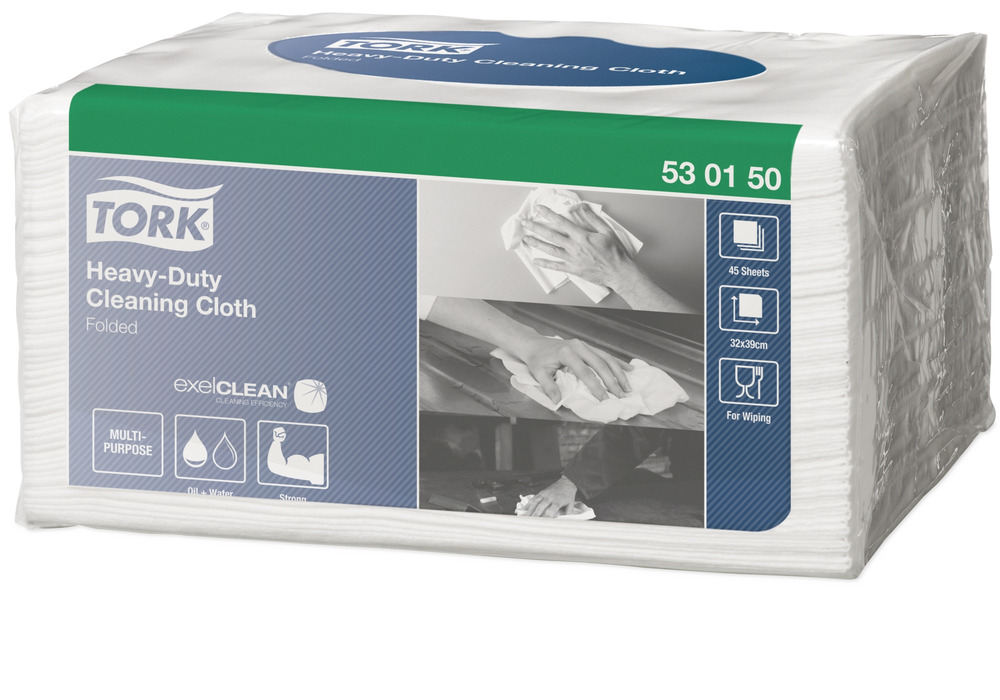 Tork W8 folded extra heavy Cleaning cloth