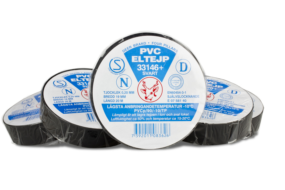 Myk PVC-tape isolasjonstape