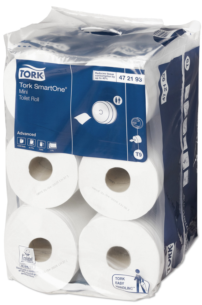 Tork T9 SmartOne Mini 2 ply Toilet paper