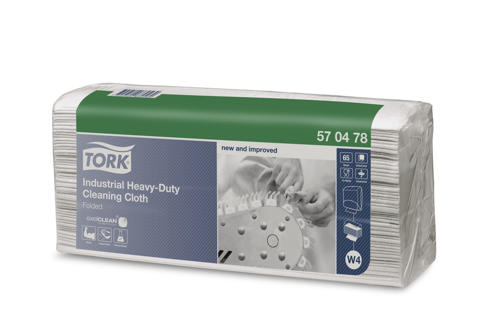 Tork W4 folded extra heavy Cleaning cloth