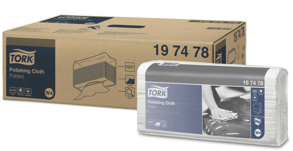 Tork W4 Precision folded Cleaning cloth