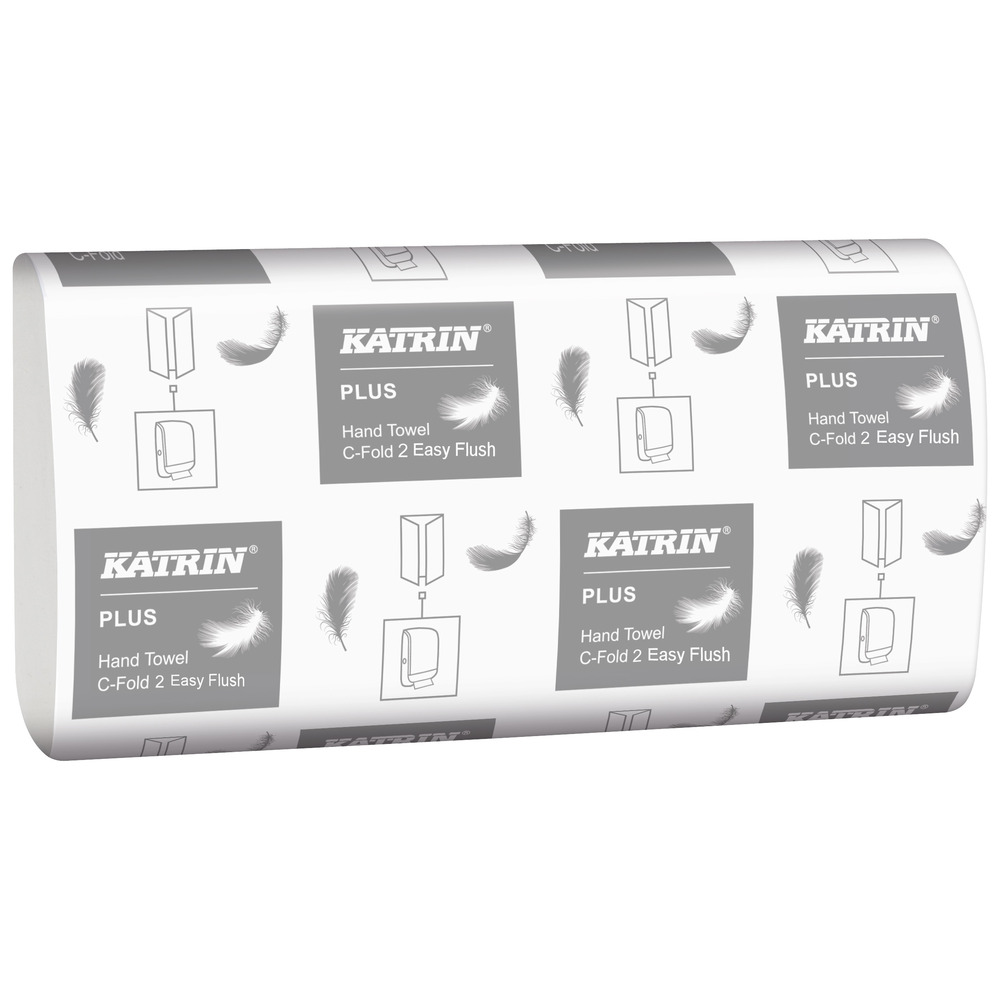 Katrin M2 Plus C-fold flushable 2 ply Towel