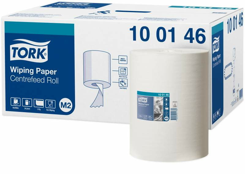Tork M2 1 ply Wiping paper Centerfeed roll