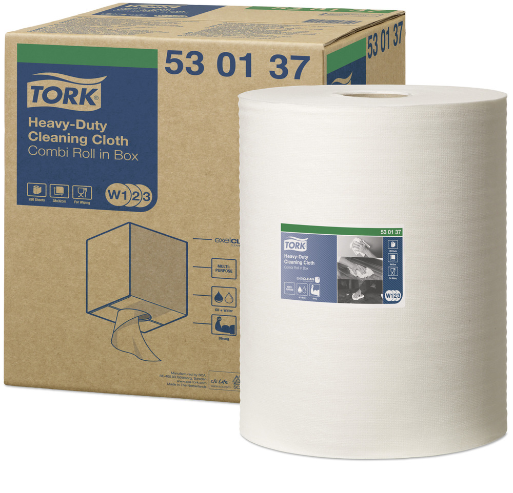 Tork W1/2/3 roll extra heavy Cleaning cloth