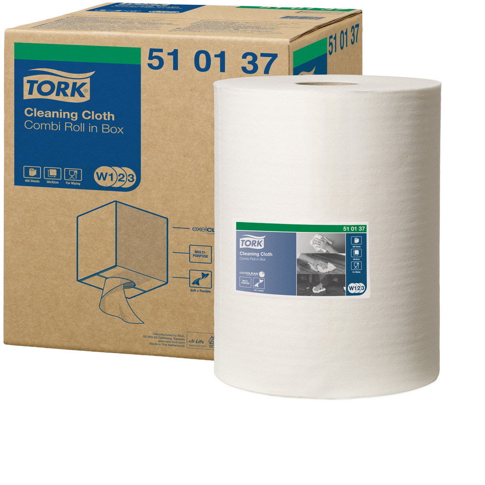 Tork W1/2/3 roll soft Cleaning cloth