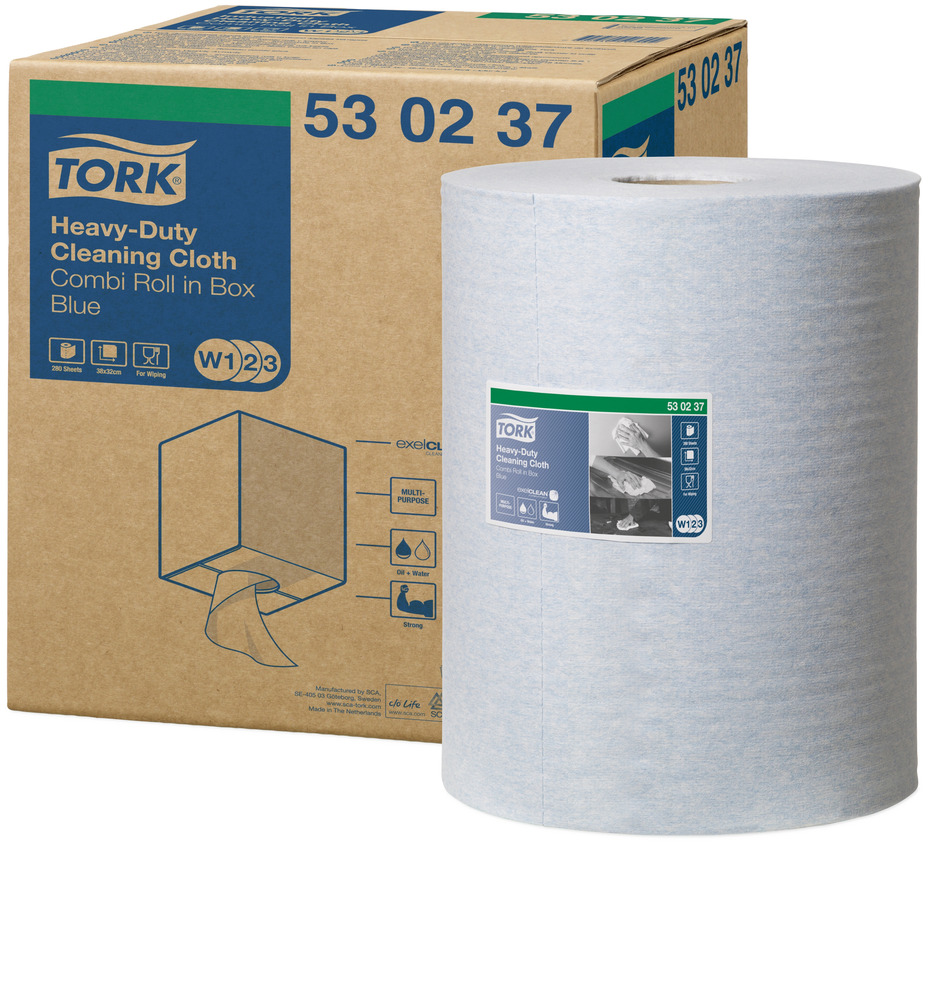 Tork W1/2/3 roll extra heavy Cleaning cloth