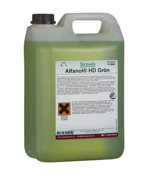 Strovels Alfanol HD Grön Grovrengöringsmedel