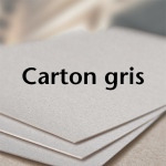 Carton gris 