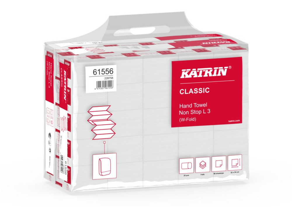 Katrin L3 3 ply Classic Hand Towel Non Stop