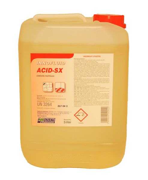 Innofluid ACID-SX savas zsíroldó hatású vízkő és rozsdaoldó