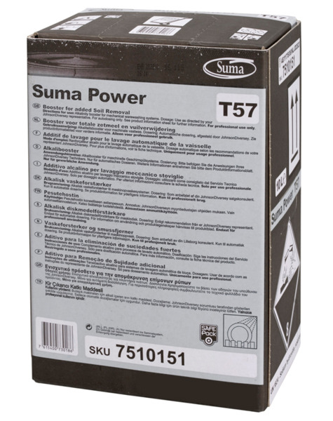 Suma Power T57 booster machinale vaatwas voor verwijdering zetmeel en vuil