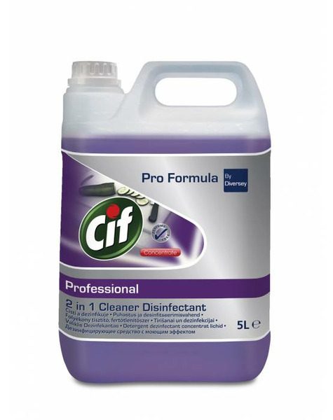 Detergent dezinfectant lichid 2in1 Cif Pro Formula; 6 X 0.75L si 2 X 5L