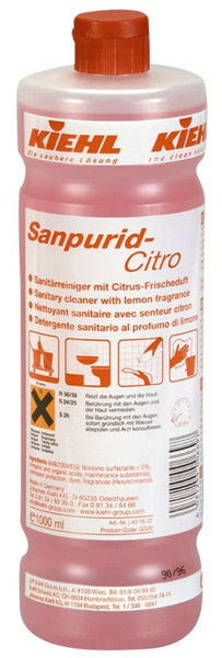 Sanpurid-Citro szaniter tisztító frissítő citrus illattal