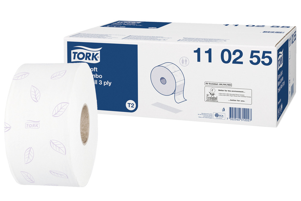 Tork T2 Premium Mini Jumbo 3 ply extra soft Toilet paper