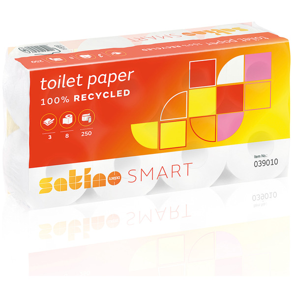 Satino by WEPA Smart Toilettenpapier 3-lagig