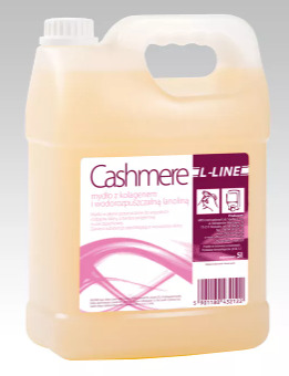 L-Line Cashmere mydło w płynie z kolagenem i wodnorozpuszczalną lanoliną, elastyną i gliceryną 5l