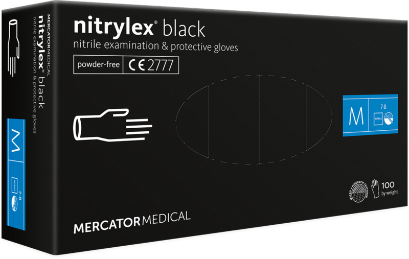 Nitrylex black fekete nitril kesztyűk